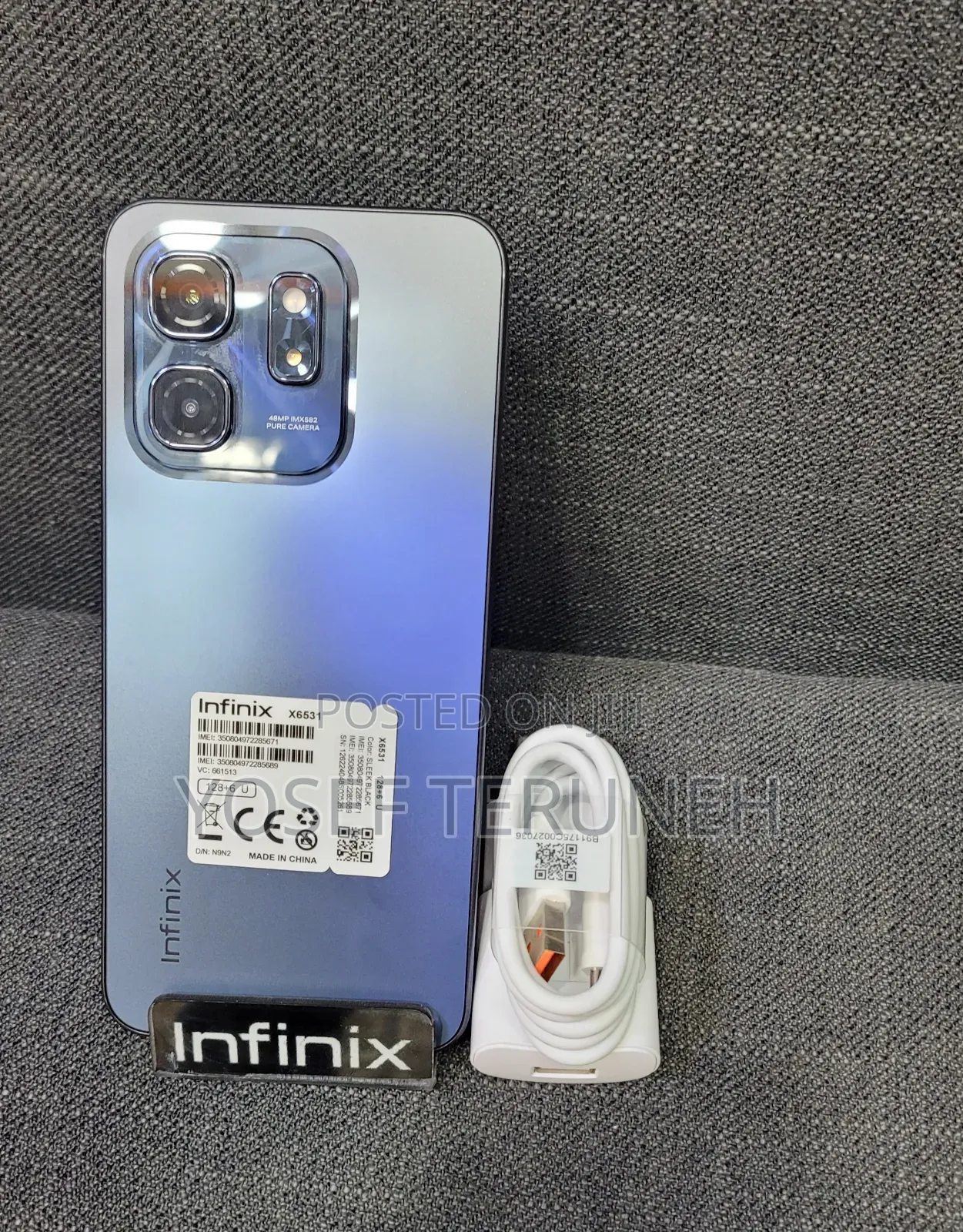 New Infinix Hot 50i 128 GB Black
