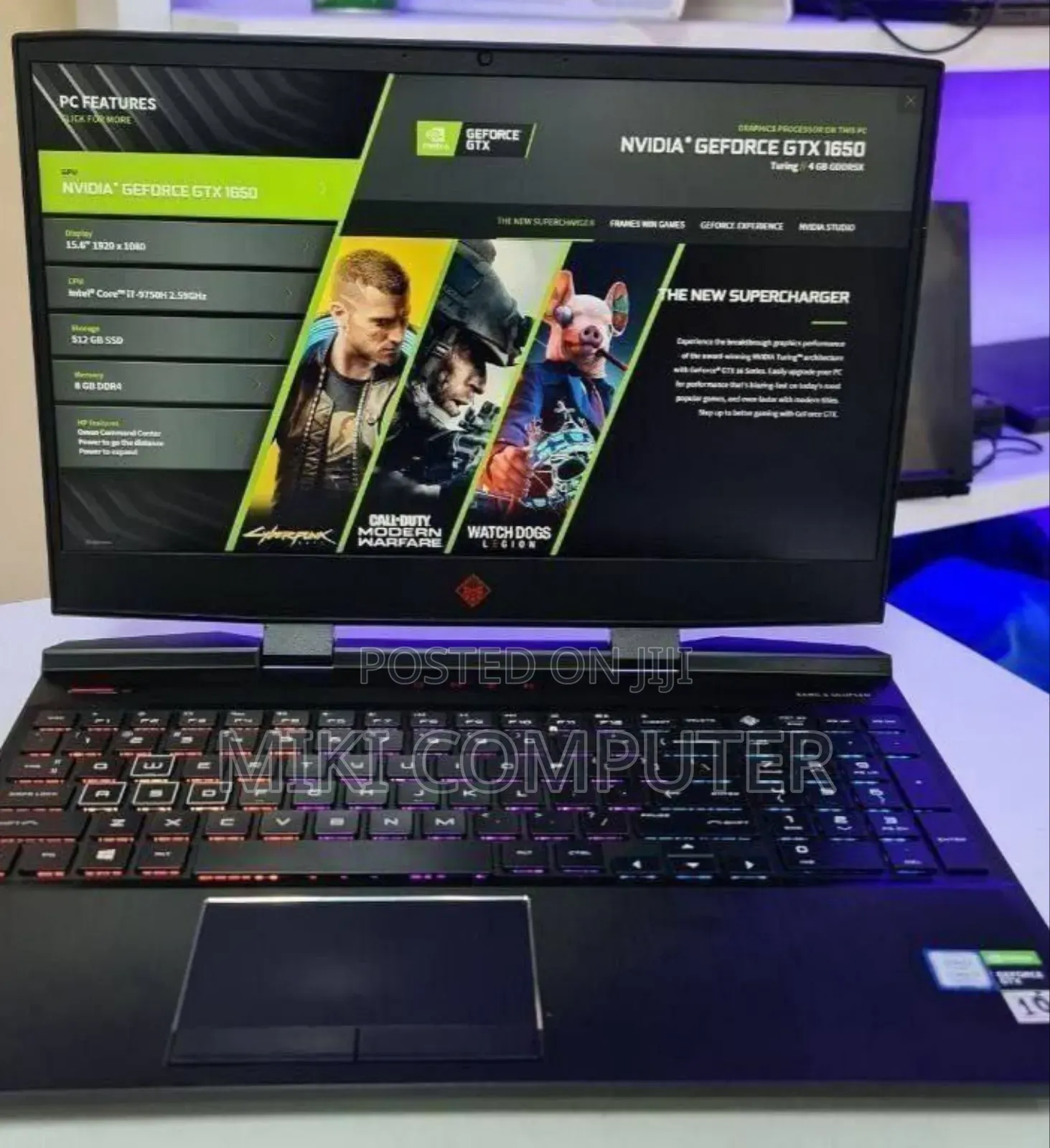 New Laptop HP Omen X 8GB Intel Core I5 HDD+SSD 1T