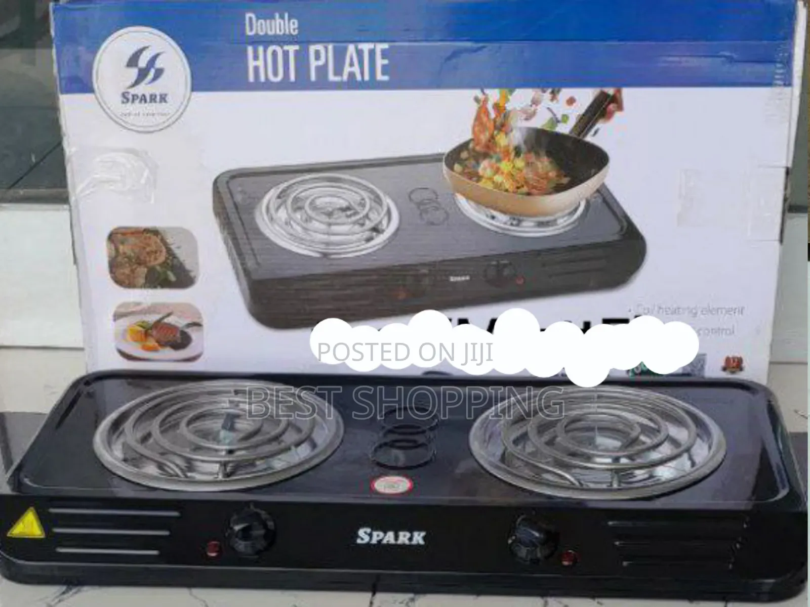 Spark Double Hot Plate
Stove Big Size ስቶቨ