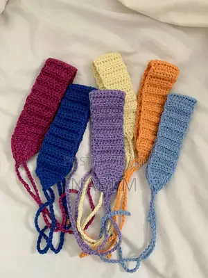 Crochet Bucket , Beain And Headband