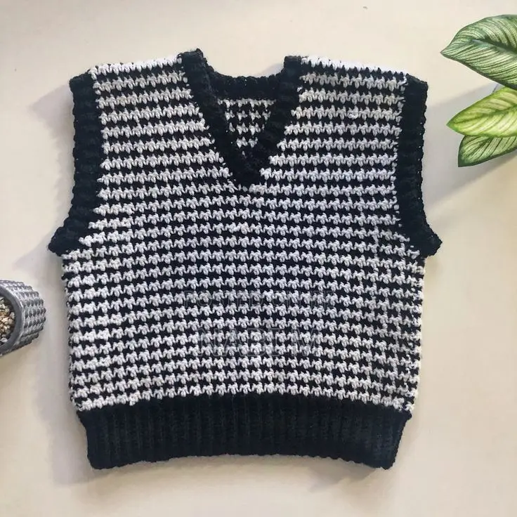 Crochet Vest Sweater