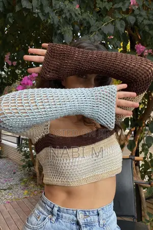Crochet Mesh Shrug