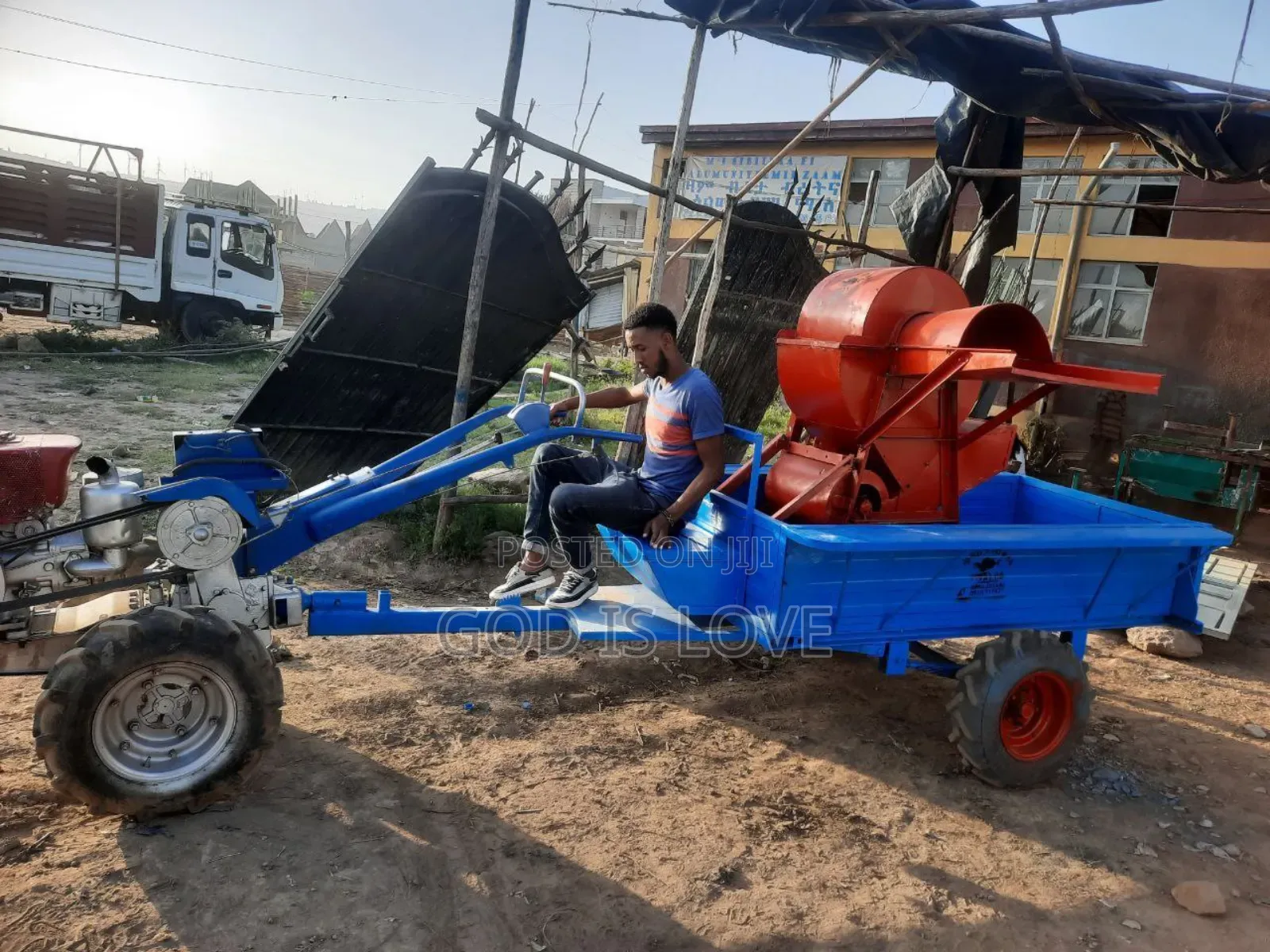 የእህል መውቂያ እና ሌሎች የግብርና እቃዎቾ