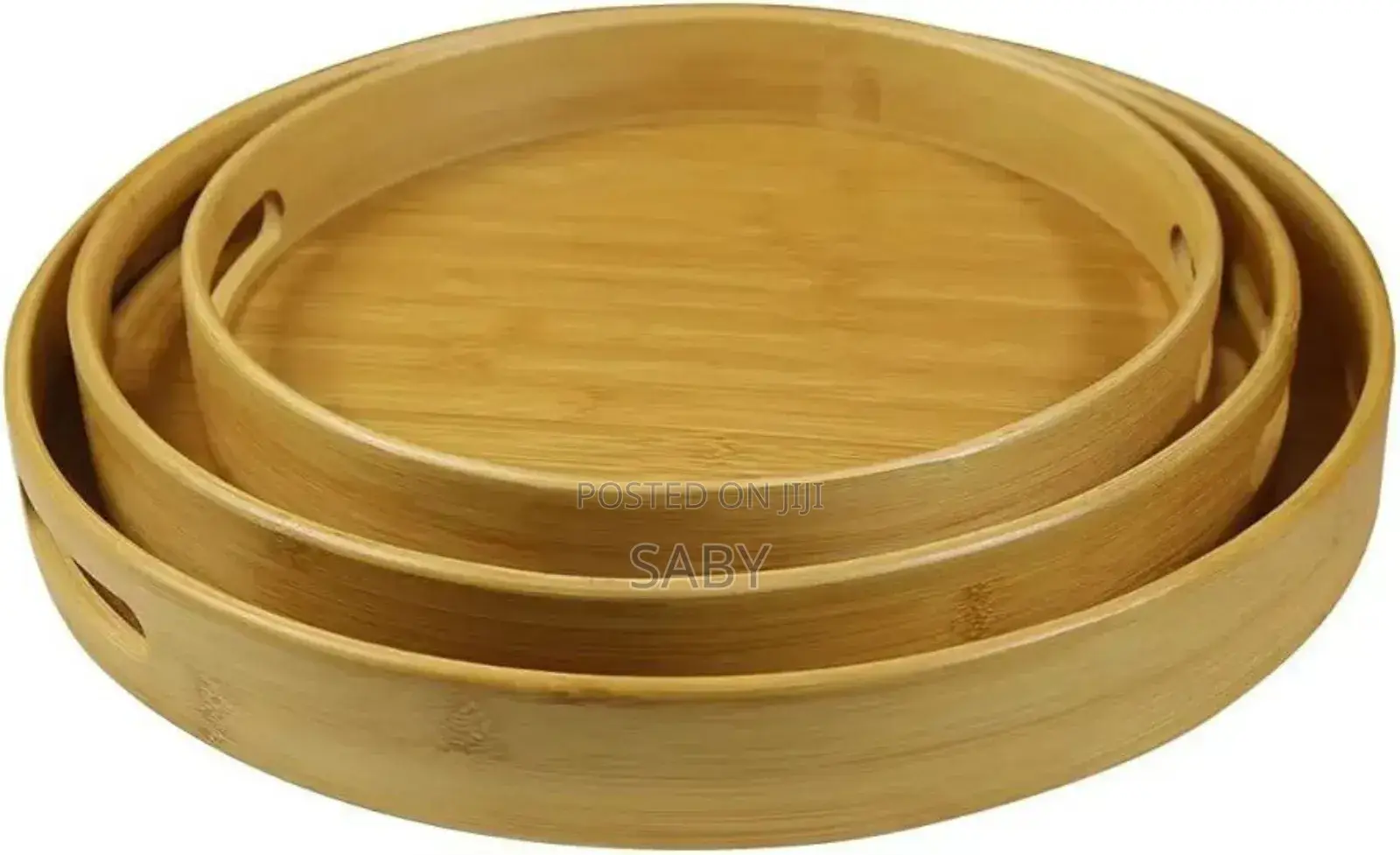 3 PCS Bamboo Pallet Food Tray