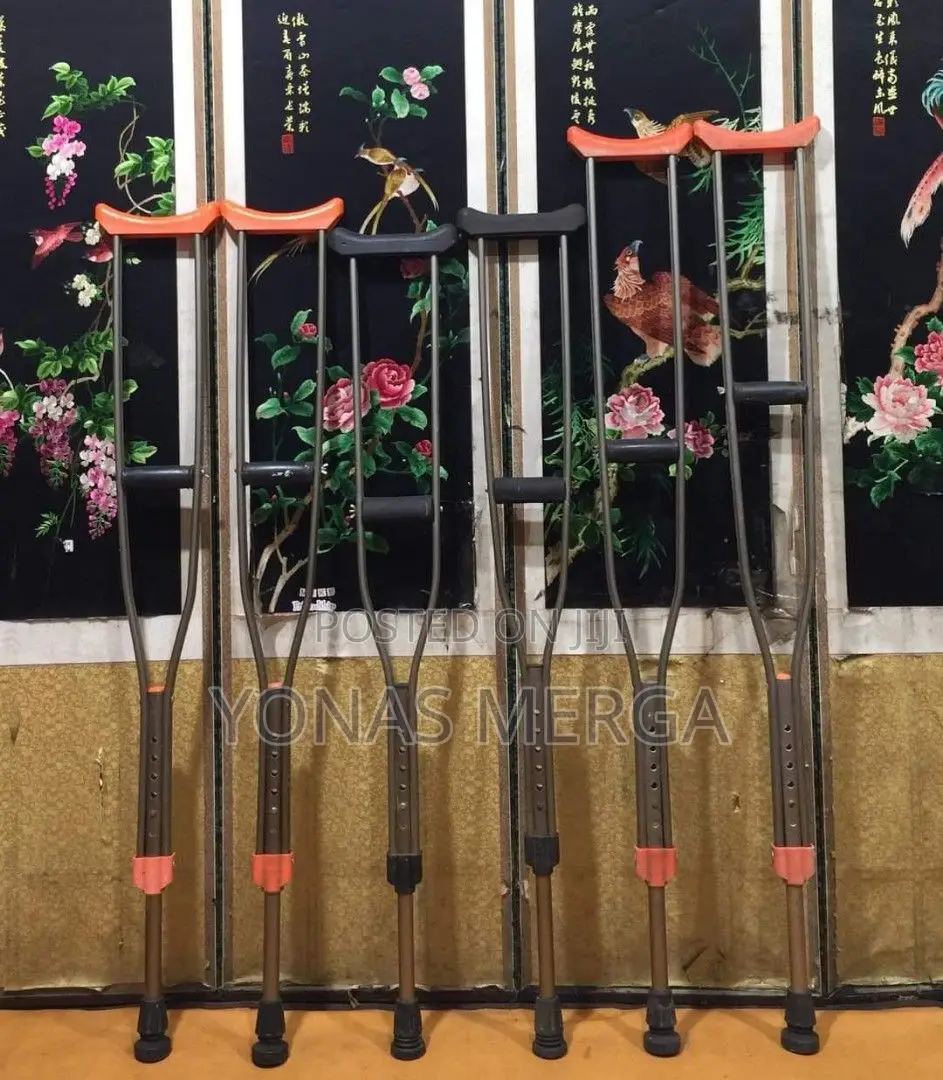 Forearm Crutches 1 Pair - Crutches|Long Use Time/Breathable