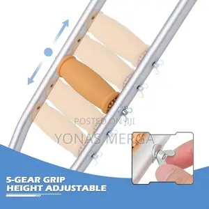 Underarm Crutches for Adults፪¶ (1 Pair, Large)
B0d25wqbq7