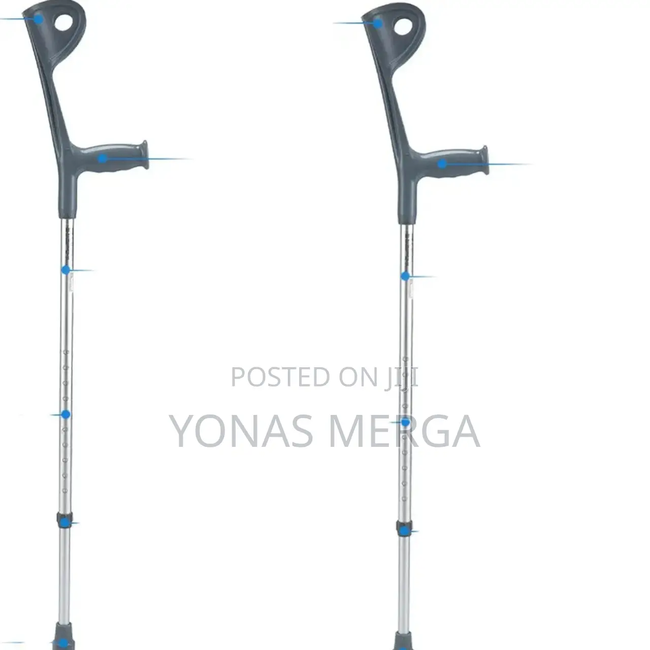 Crutches፶❫Item Type:Elbow Crutches
Material:Aluminium,Rubber