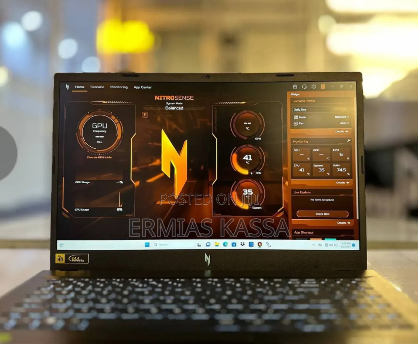 New Laptop Acer Nitro 5 8GB Intel Core I5 SSD 512GB