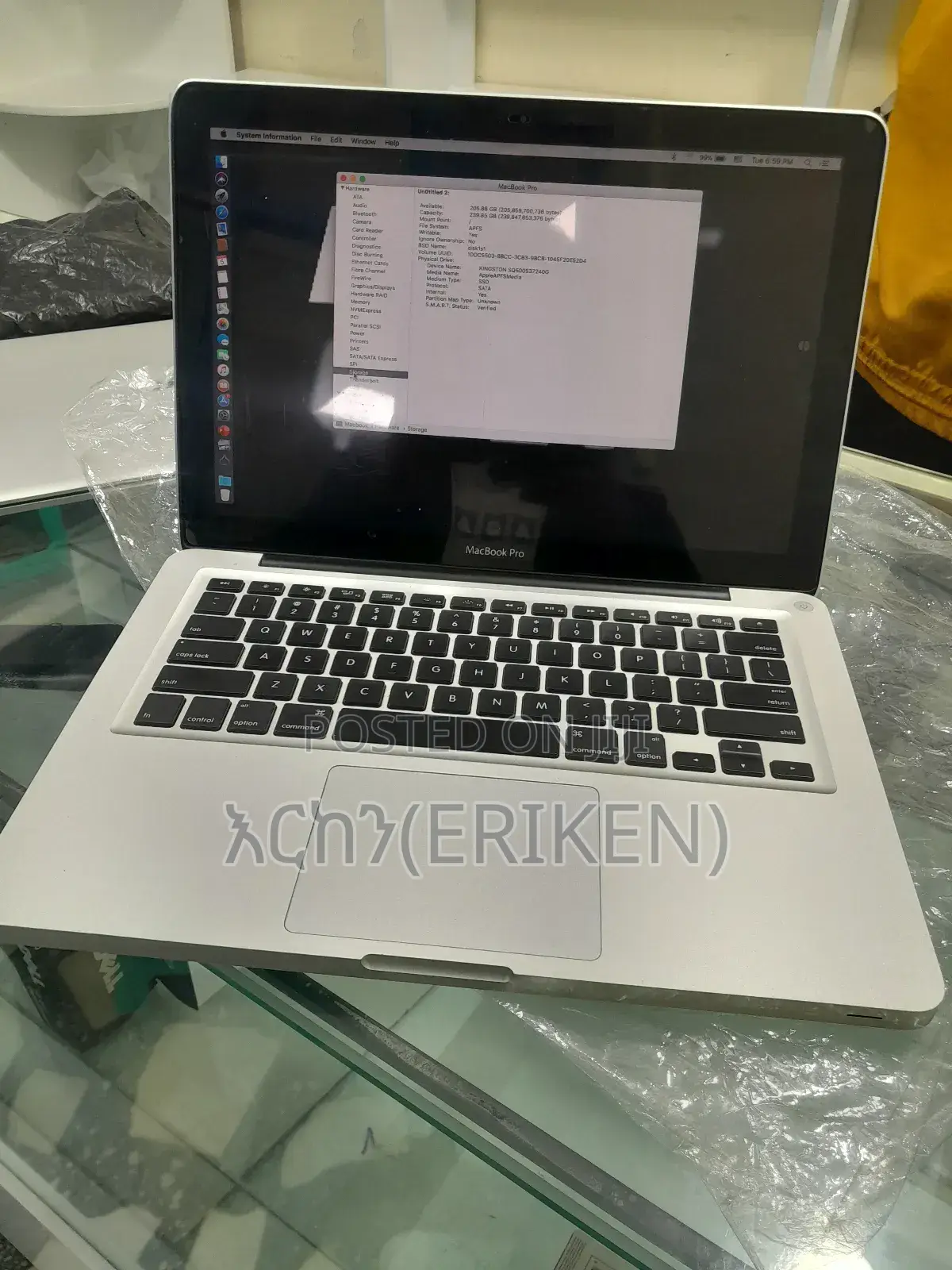 New Laptop Apple MacBook Pro 2012 16GB Intel Core I5 SSD 256GB