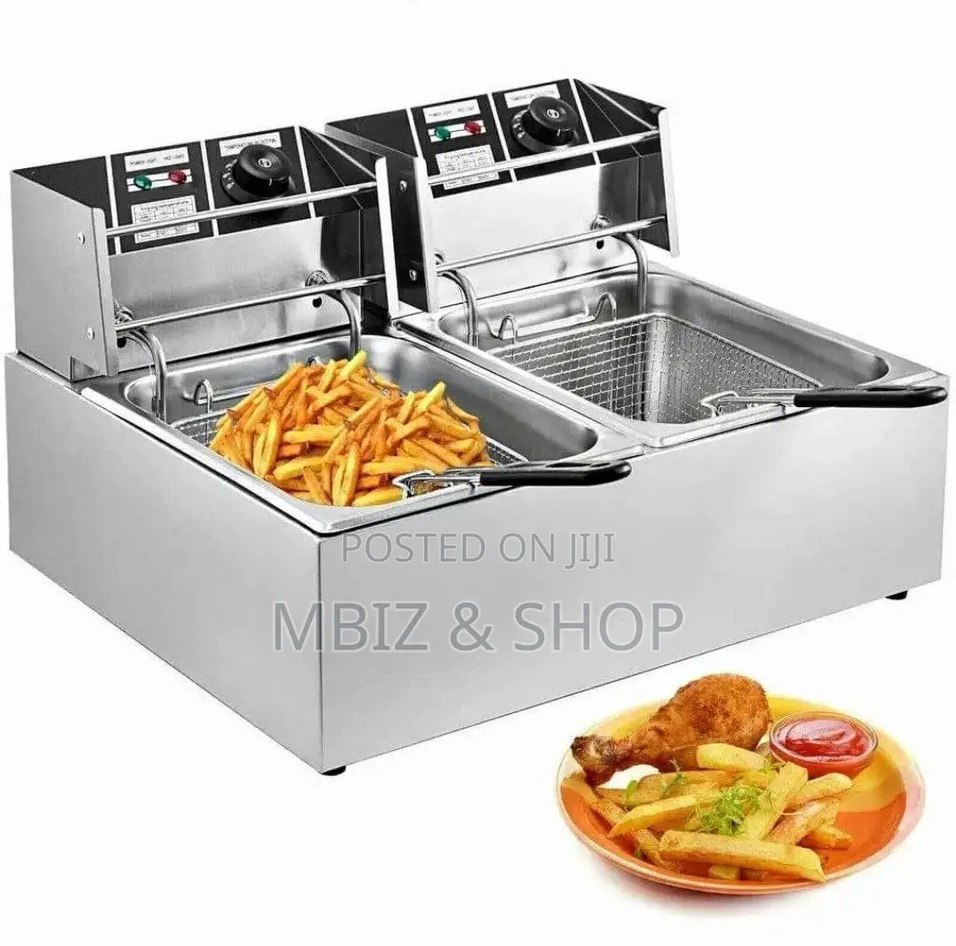 Nima Double Deep Fryer Electric