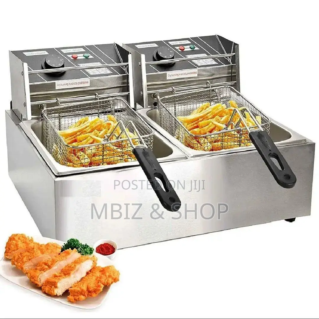 Nima Double Deep Fryer Electric