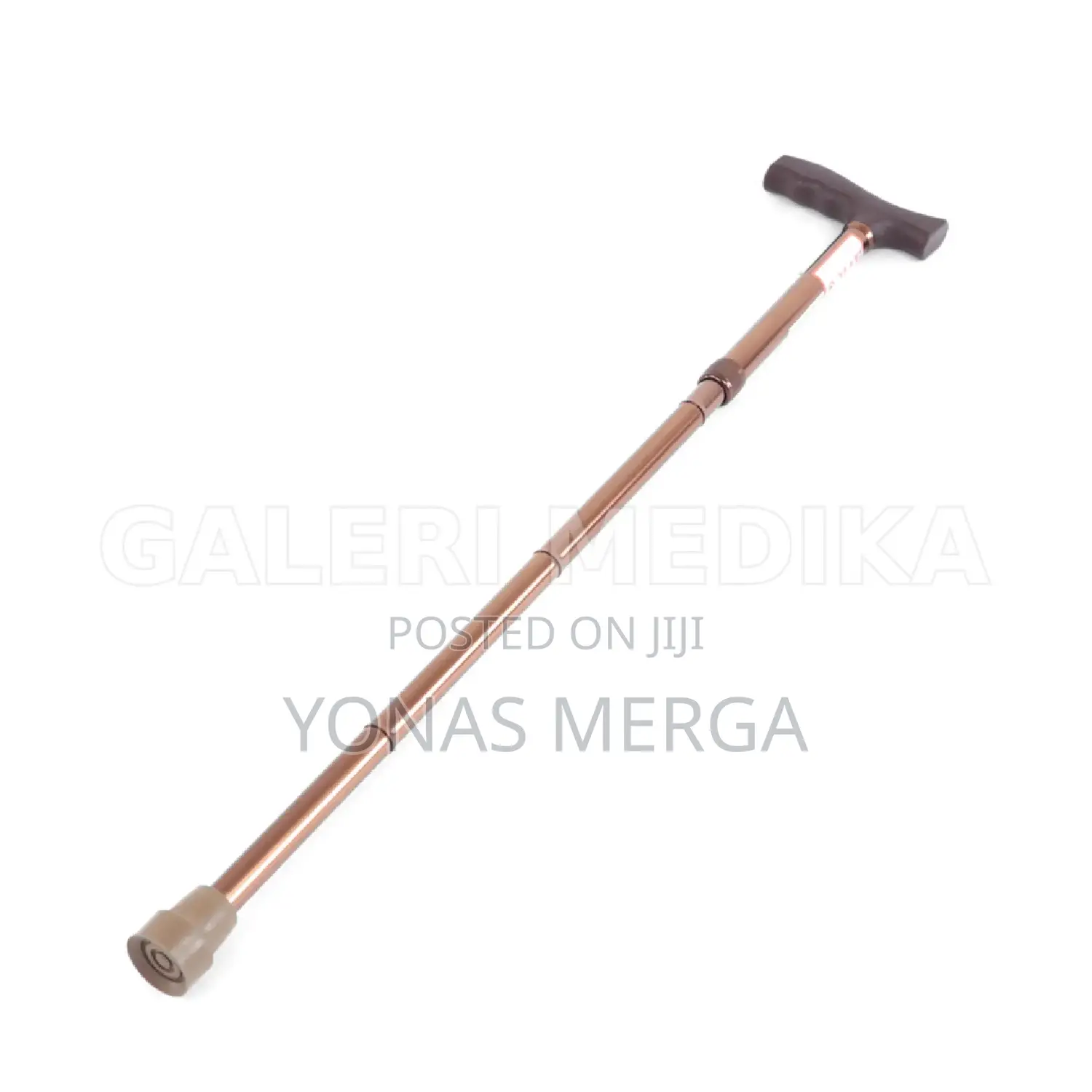 Walking Stick With Adjustable 28-38 Inch Aluminium Frame