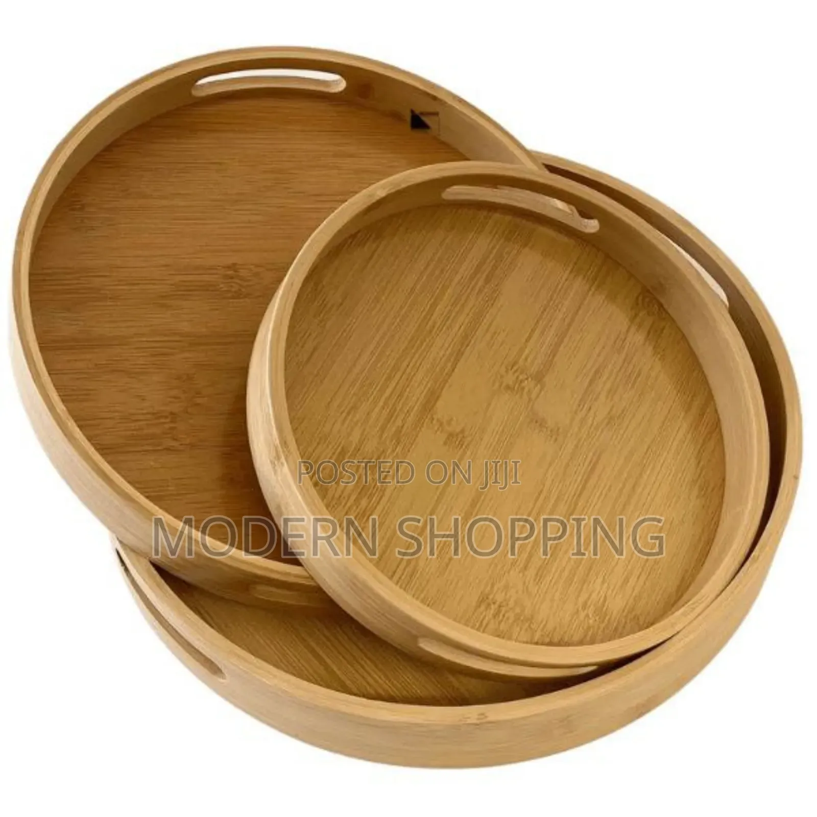 3 PCS Bamboo Pallet Food Tray