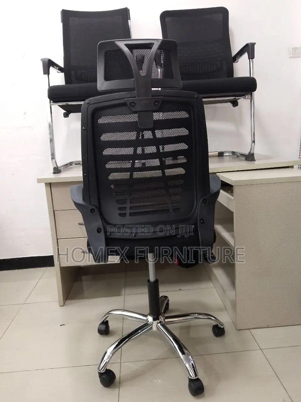 Office Managerial Chair [Mesh] የቢሮ ሜሽ ወንበር