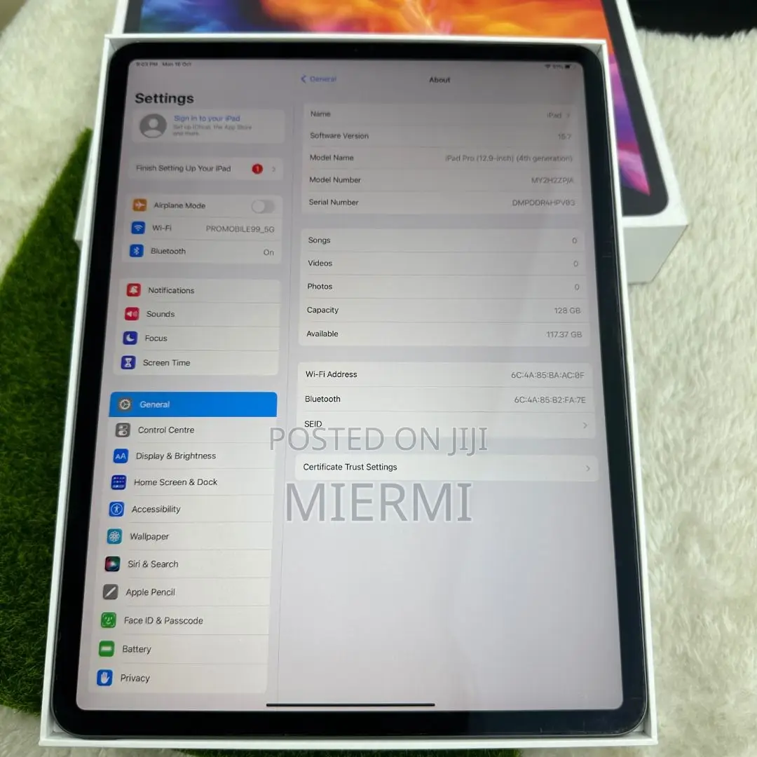 Apple iPad Pro 12.9 (2020) 256 GB Gray