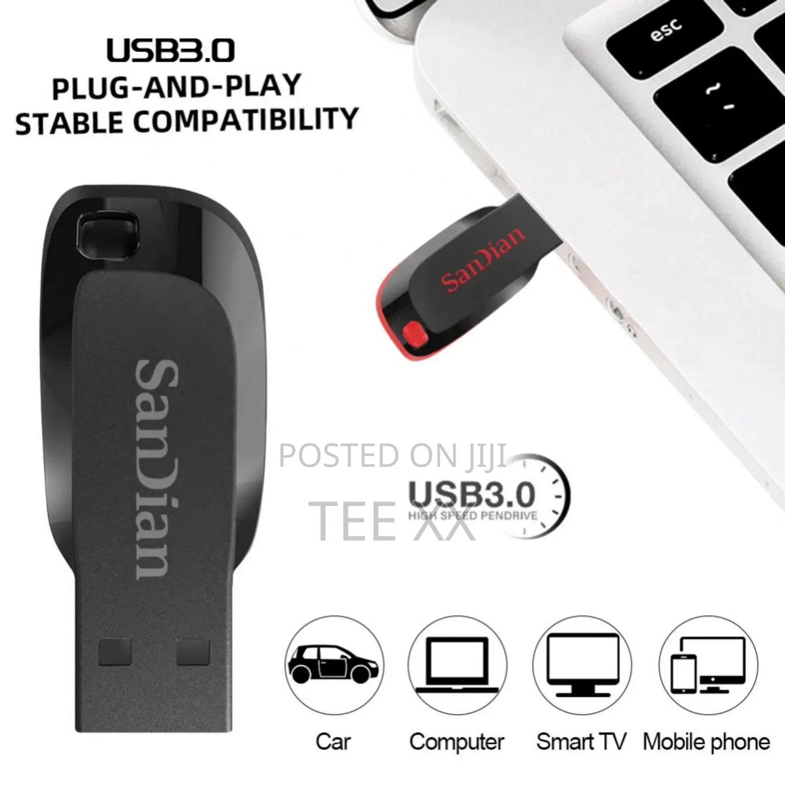 Sandisk Usb 256gb 3.0 Flash Drive