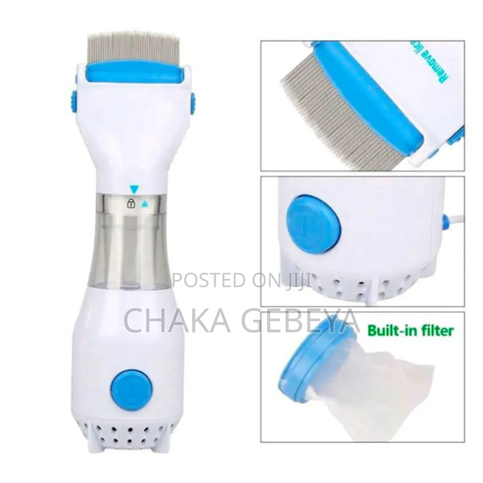 ከኬሚካል ነፃ Electronic Head Lice Egg Remover