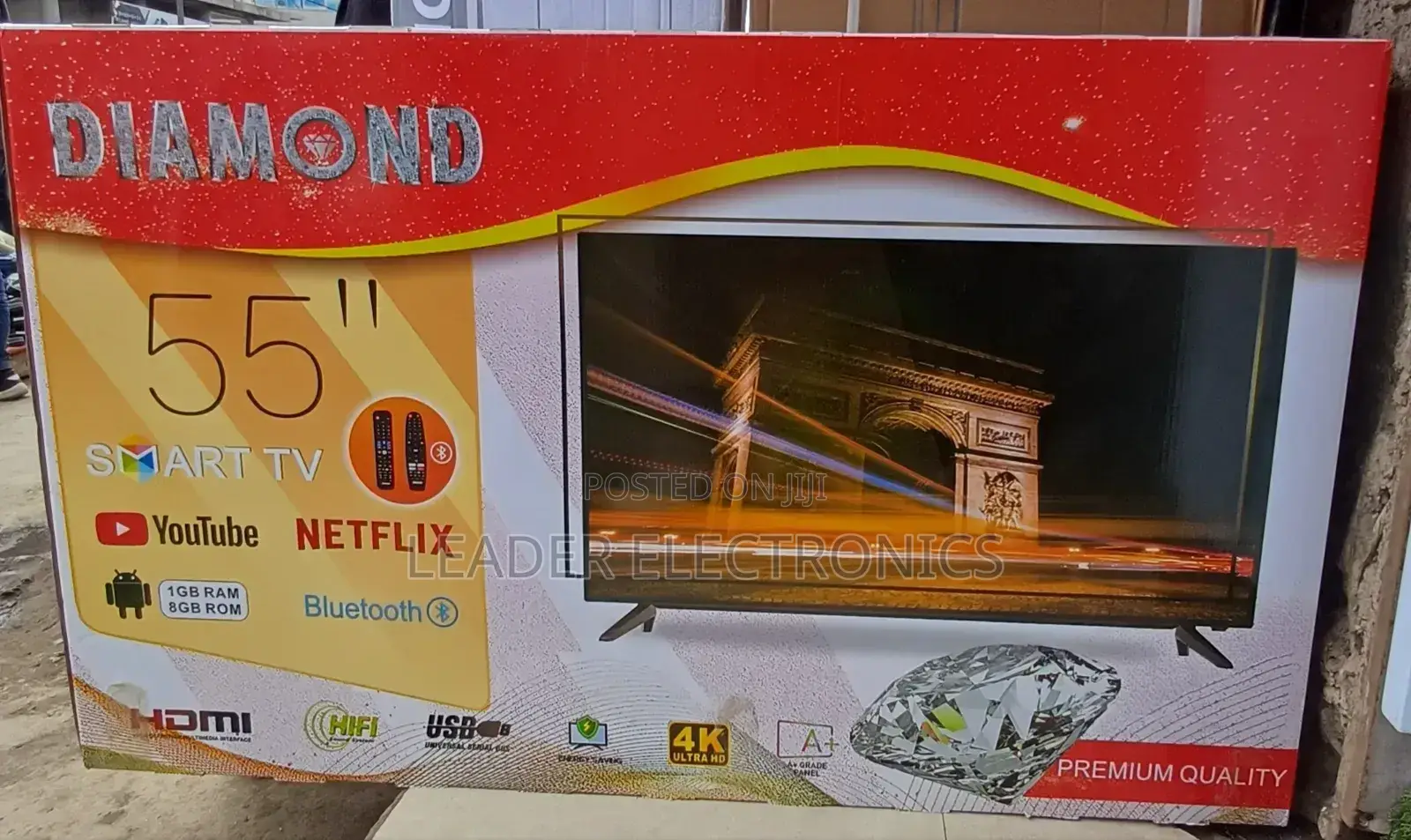 Diamond Tv 55 Inch Smart Android Tv New 2025
