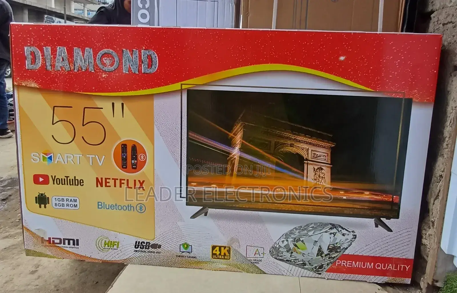 Diamond Tv 55 Inch Smart Android Tv New 2025