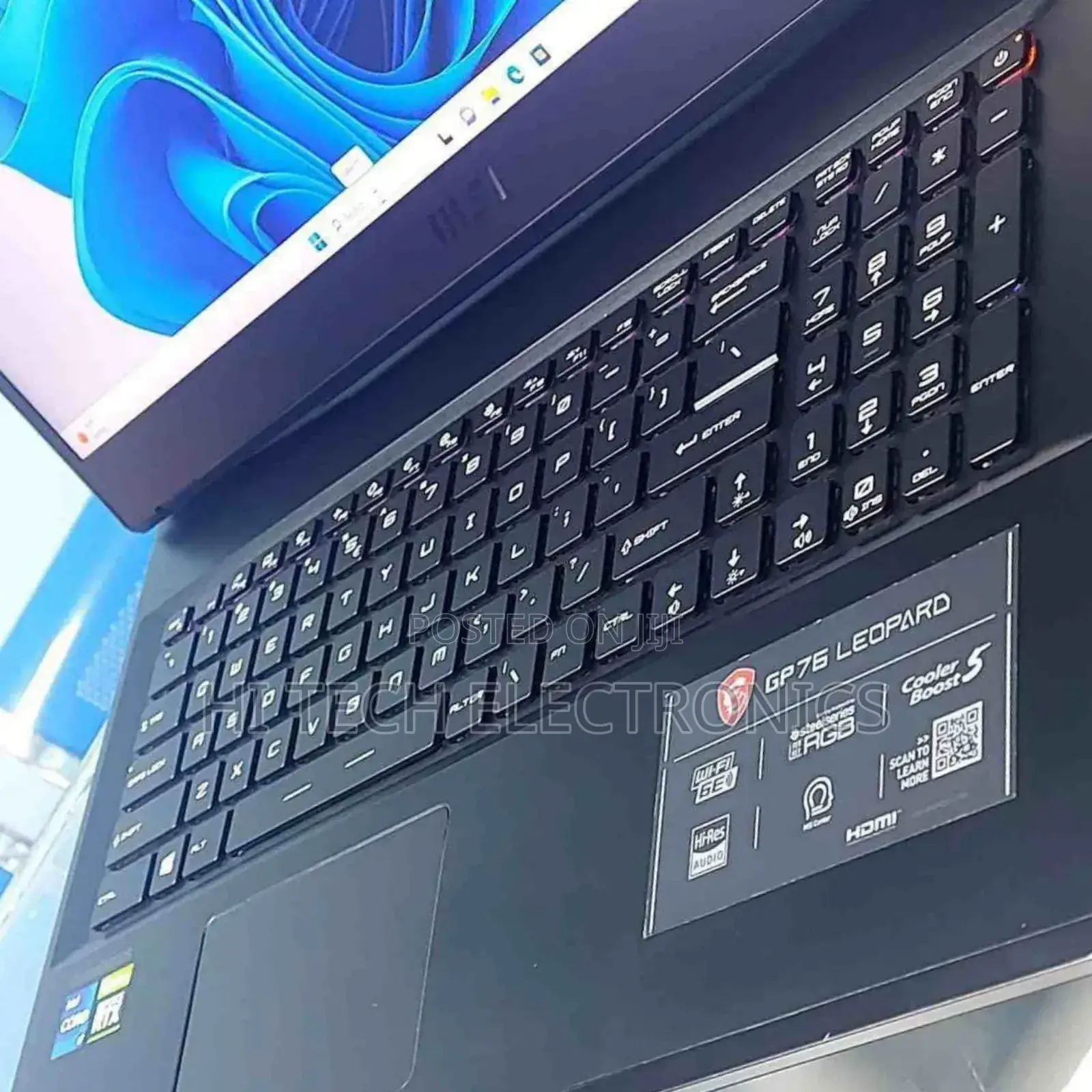 New Laptop MSI GP75 Leopard 16GB Intel Core I7 SSD 1T