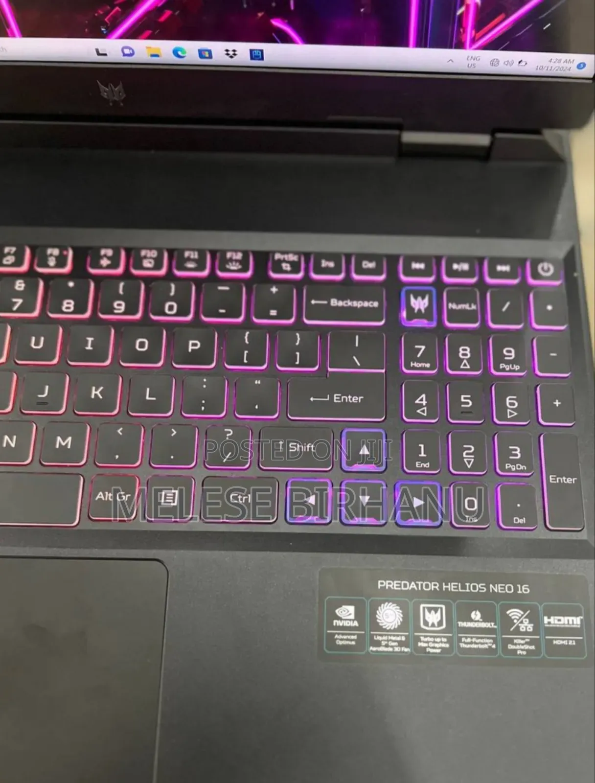 New Laptop Acer 32GB Intel Core I9 SSD 1T