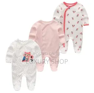 Photo - 3-piece In1 Newborn Baby Foot(የዱባይ) Wrapped Jumpsuit