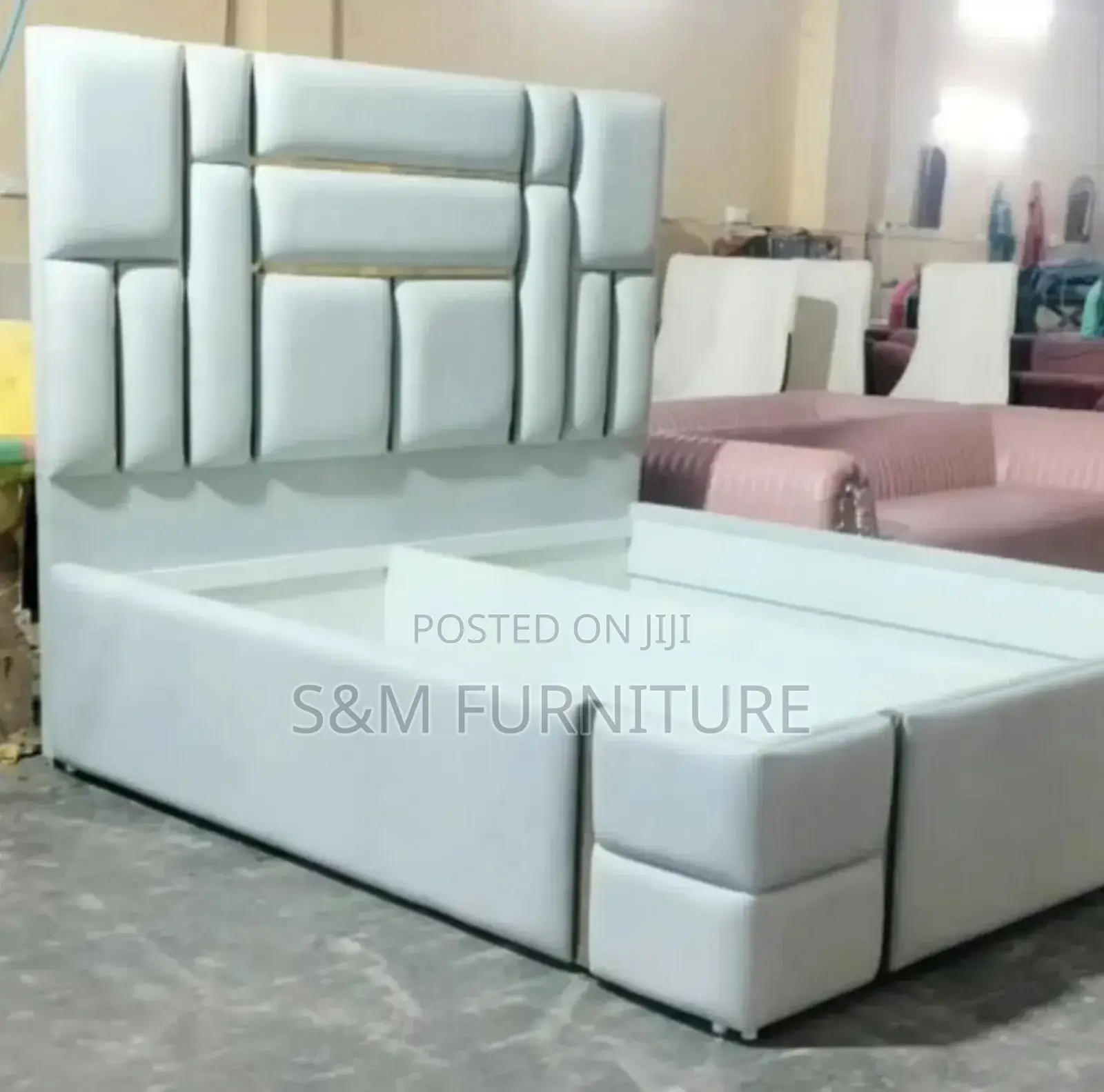 1.50 Meter Super King Size Full Leather Bed