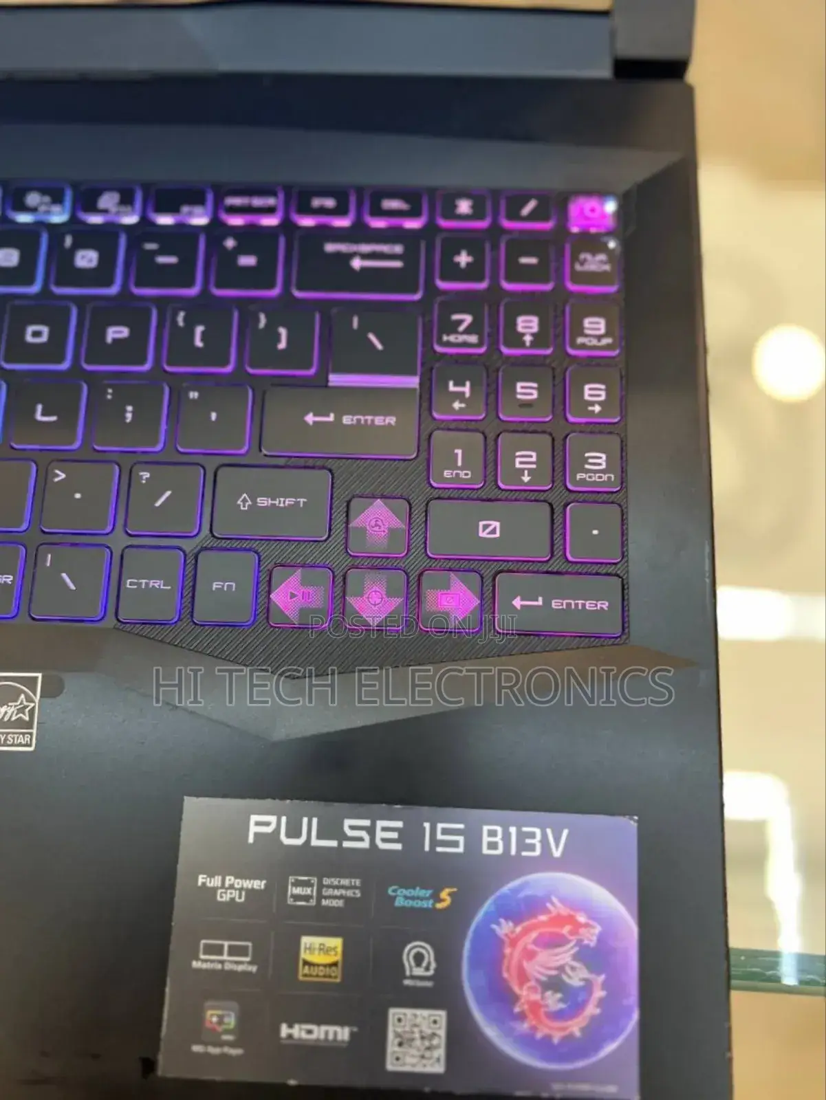 New Laptop MSI Pulse GL76 16GB Intel Core I7 SSD 1T