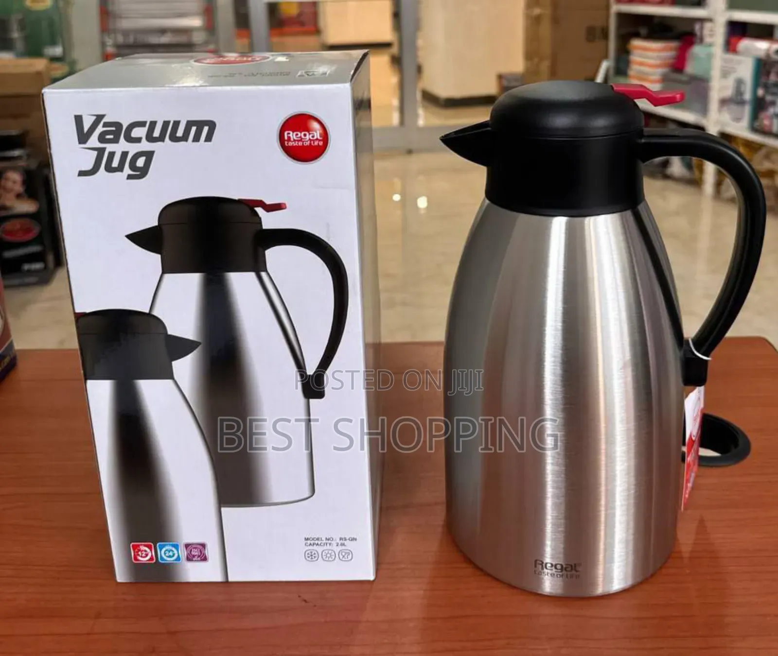 Regal Stainless Steel Vacuum Jug የብረት ፔርሙዝ