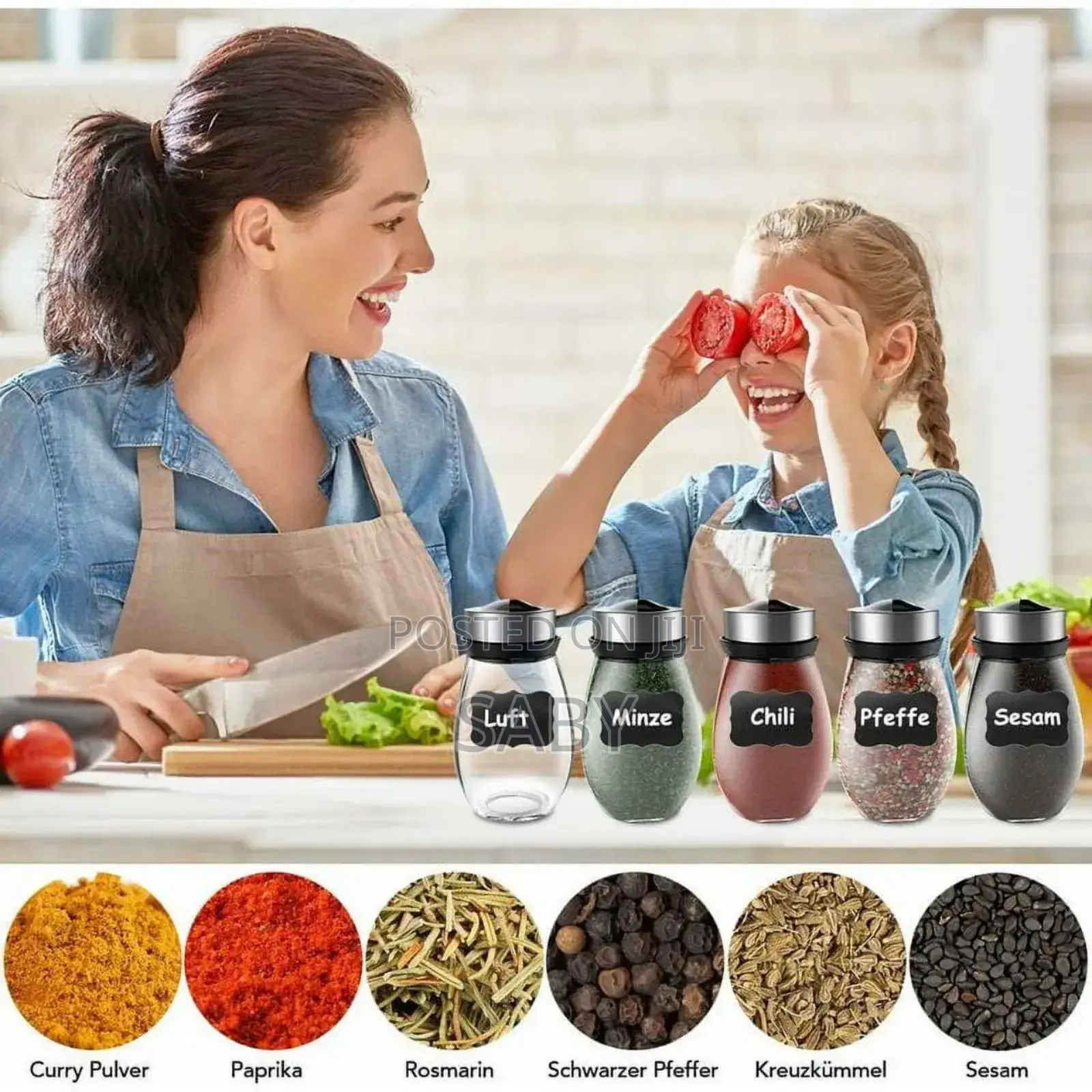 7pcs Rotating Spice Rack