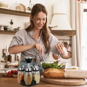 7pcs Rotating Spice Rack