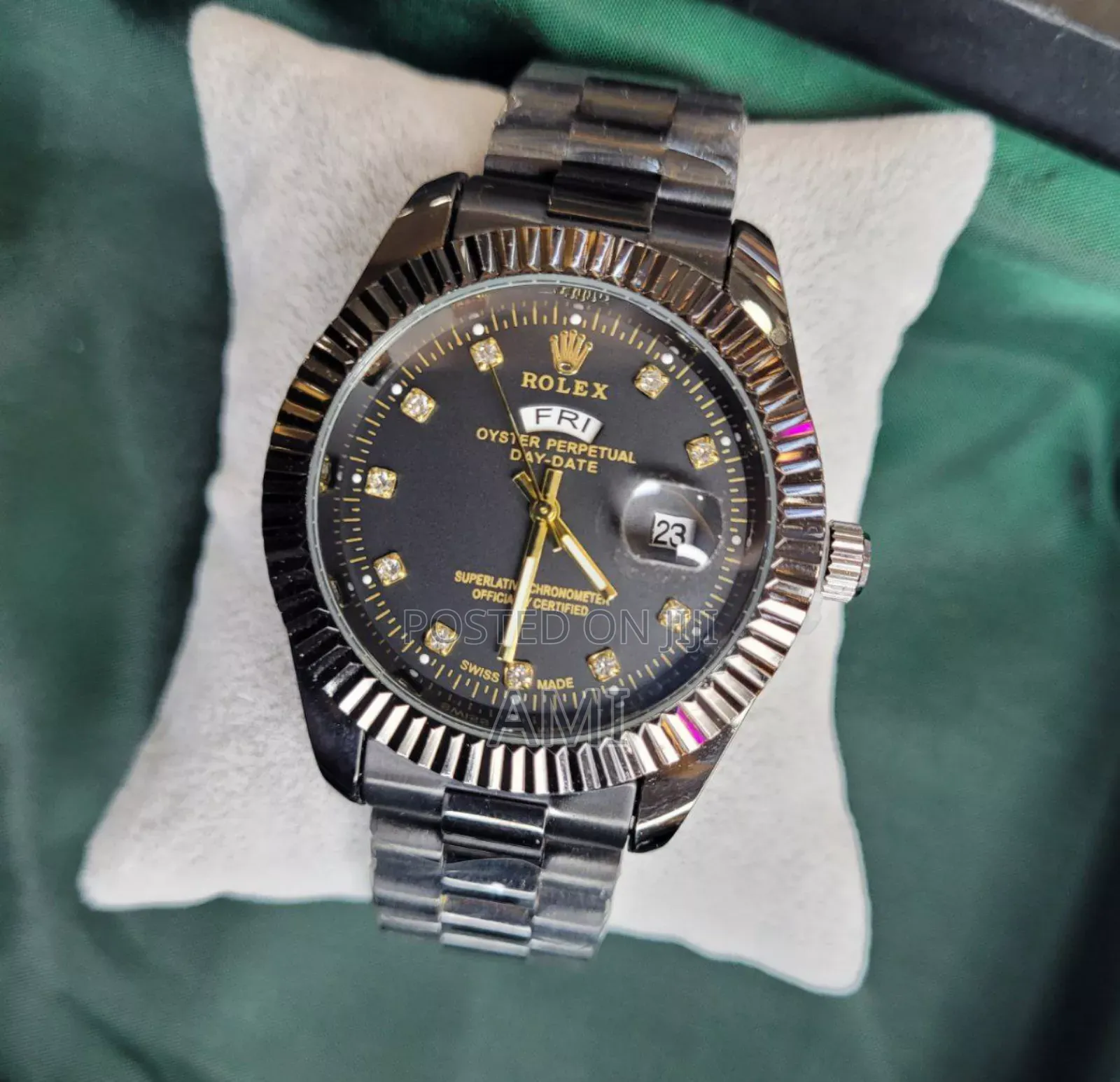 Black Rolex Men's Watch