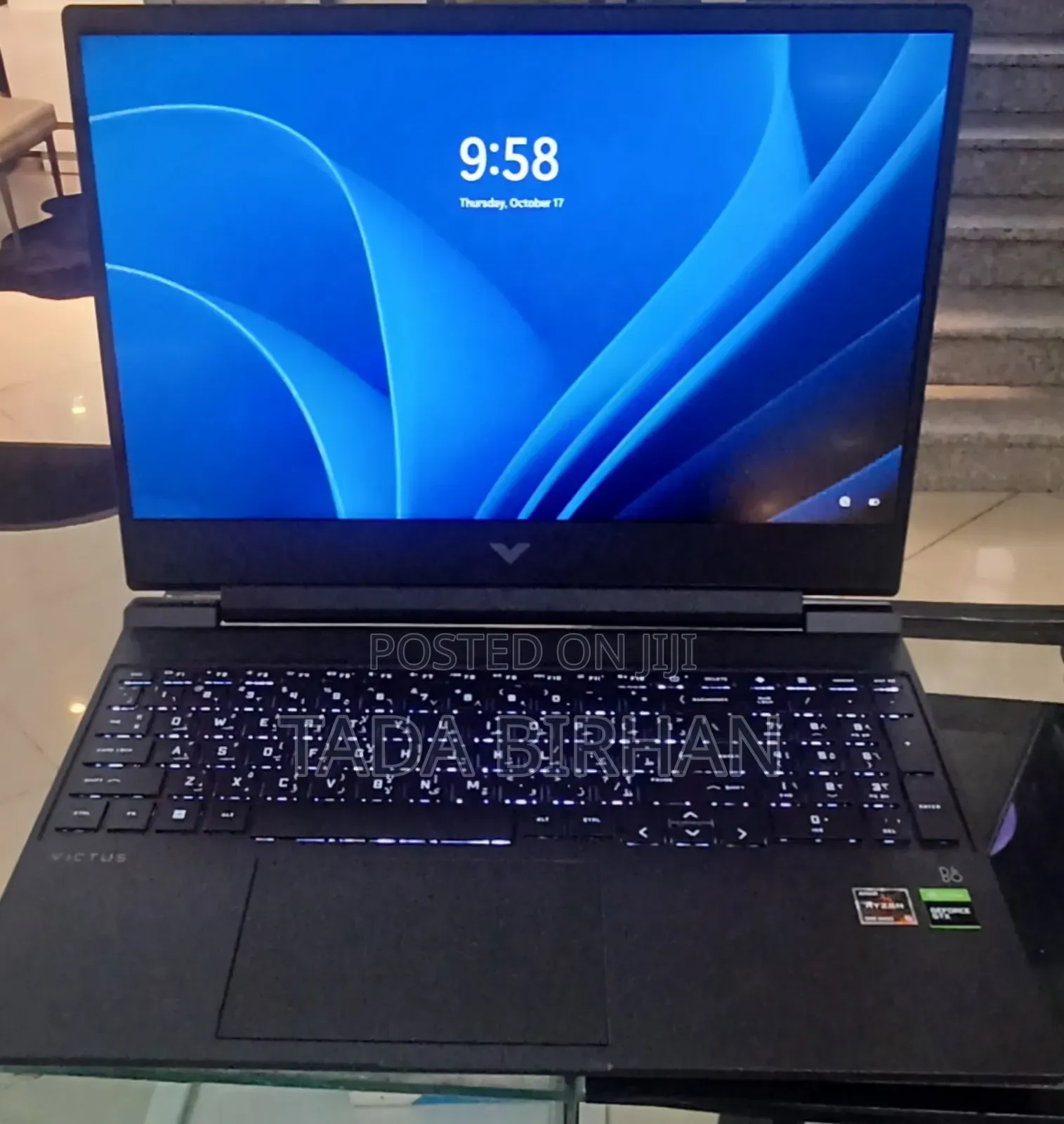 New Laptop HP Victus 15 16GB AMD Ryzen 5 SSD 512GB
