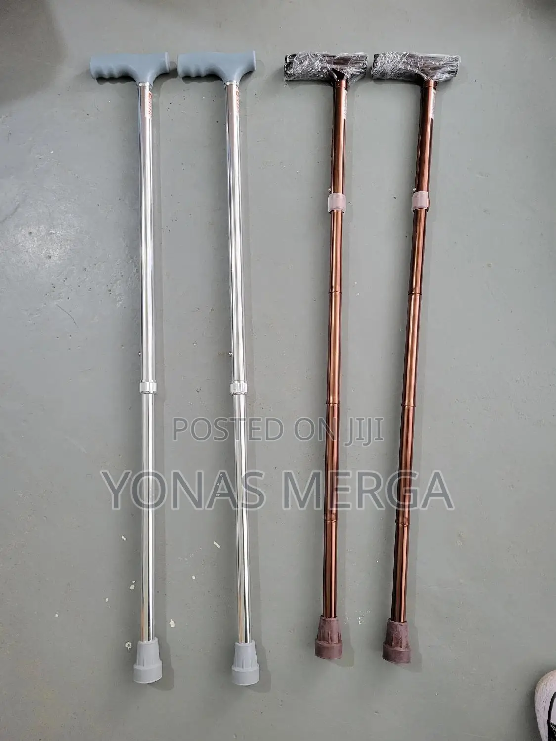 Rubber Felucky Star Walking Stick፴"Support100kg Walking Cane