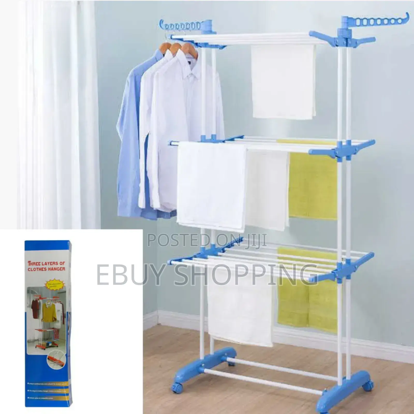 የልብስ ማስጫ በቤት ውስጥም ሆነ ከቤት ውጭ ልብሶችን ለማድረቅ እና ለመስቀል ተስማሚ የሆነ