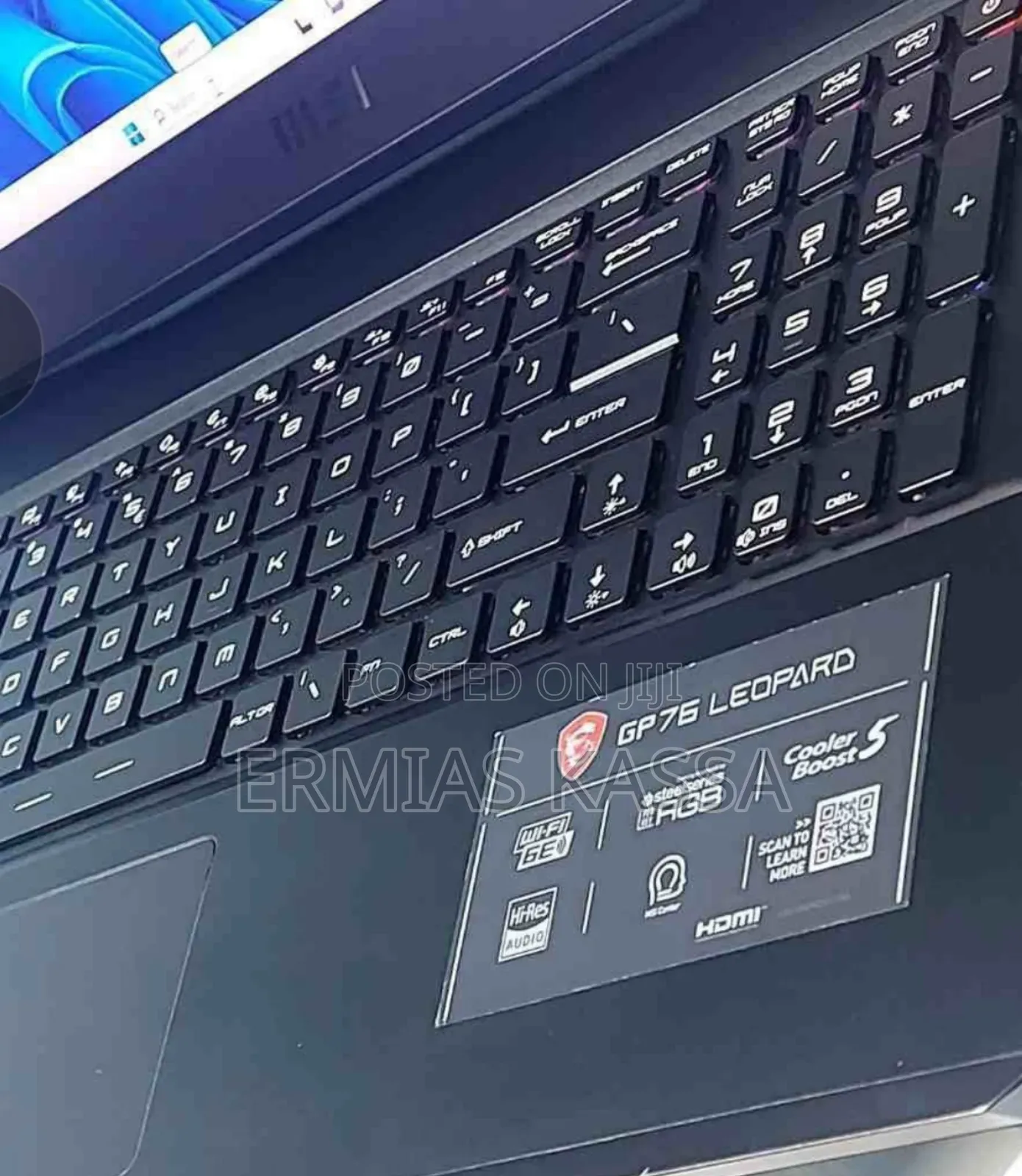 New Laptop MSI GP75 Leopard 16GB Intel Core I7 SSD 1T