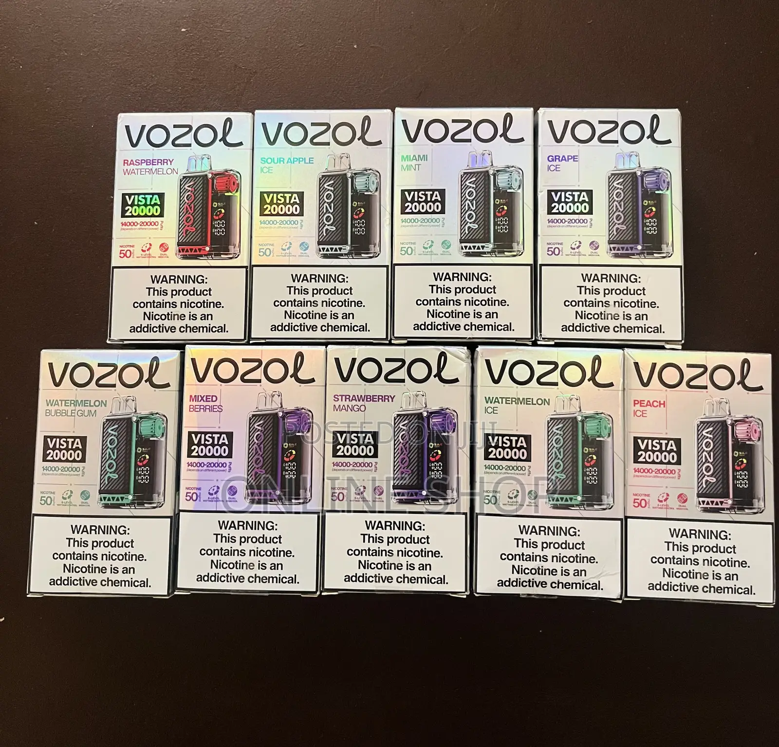 Vozol Puffs With Power Controller Hookha Vape