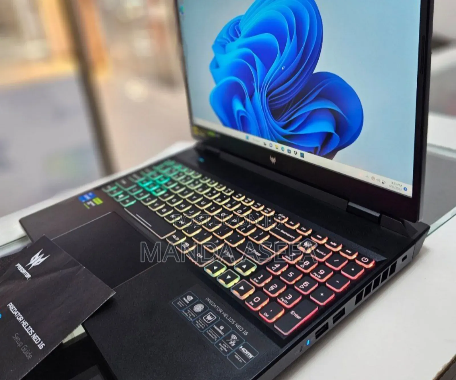 New Laptop Acer Predator Helios Neo 16 16GB Intel Core I5 SSD 512GB