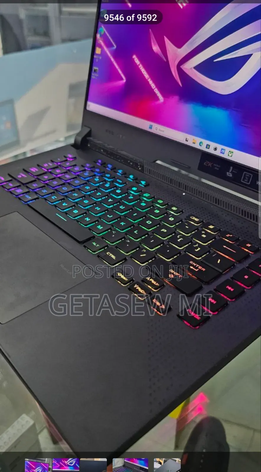 New Laptop Asus ROG Strix G15 16GB AMD Ryzen 9 SSD 512GB