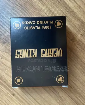 Photo - VEGAS PLASTIC PLAYING CARDS| Washable የፕላስቲክ ካርታ | የሚታጠብ