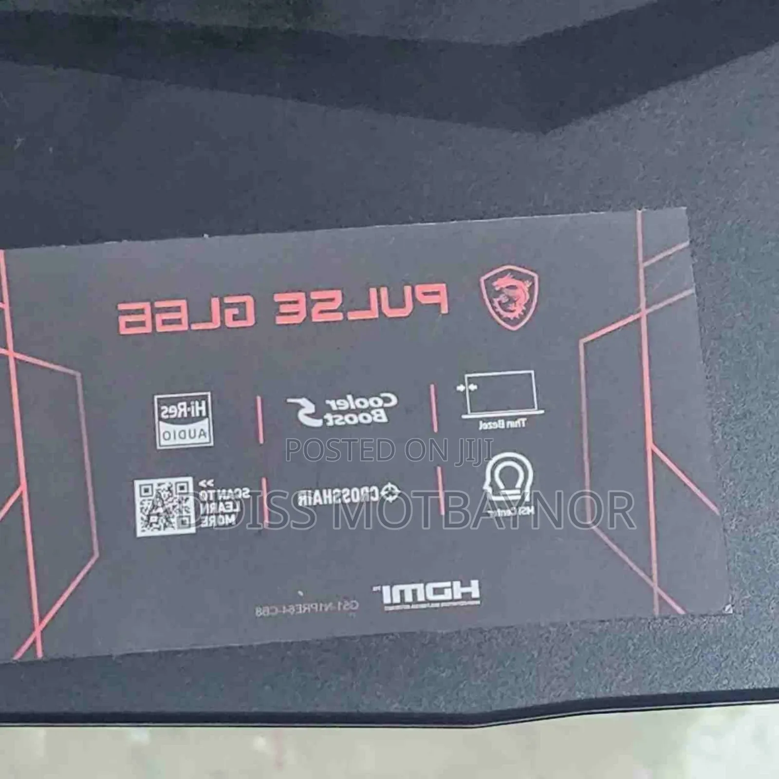 New Laptop MSI Pulse GL66 16GB Intel Core I7 SSD 512GB