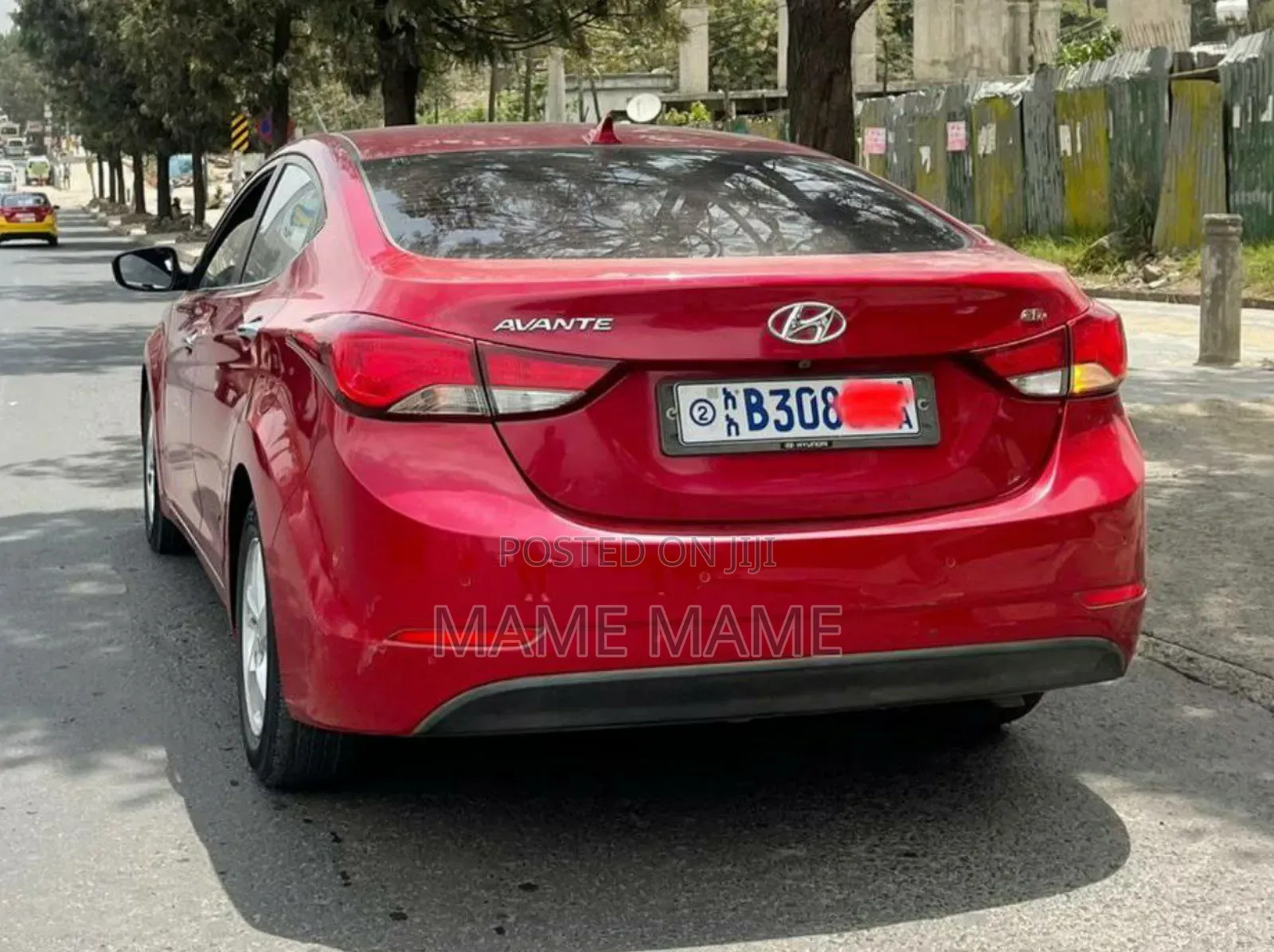 Hyundai Avante 2014 Red
