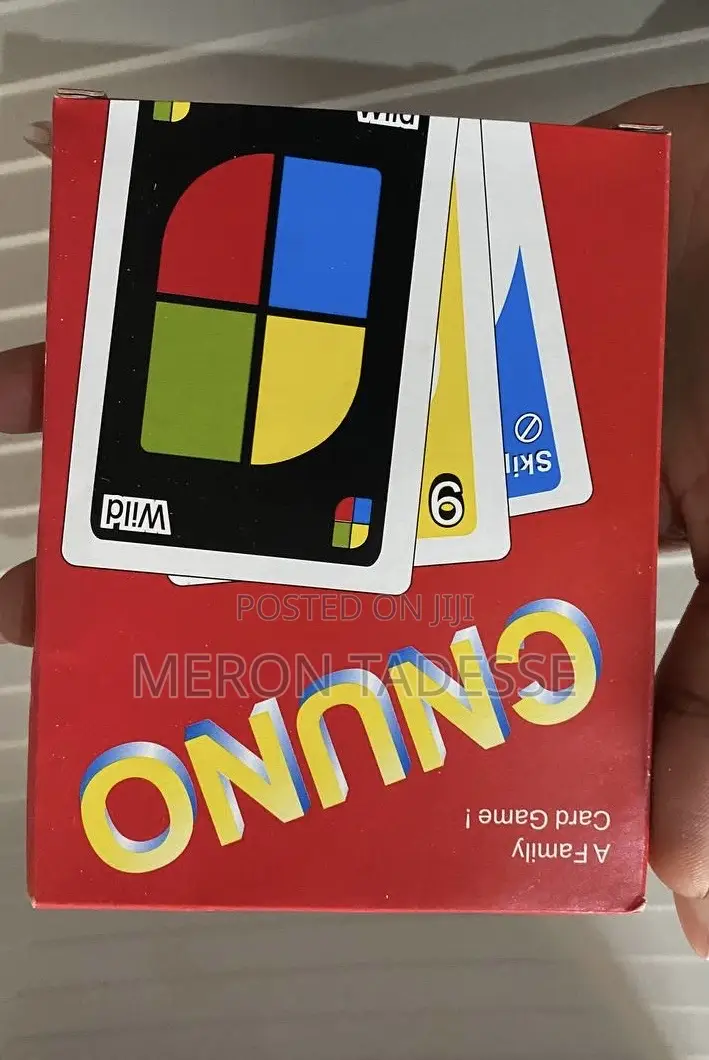 UNO Card Game 2 Deck in 1 Price for the Pair (2 Pieces)