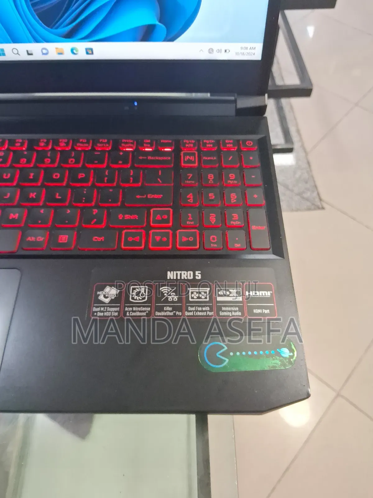 New Laptop Acer Nitro 5 16GB Intel Core I7 SSD 512GB