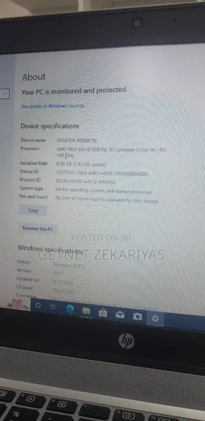 New Laptop HP EliteBook 840 8GB AMD A10 HDD 512GB