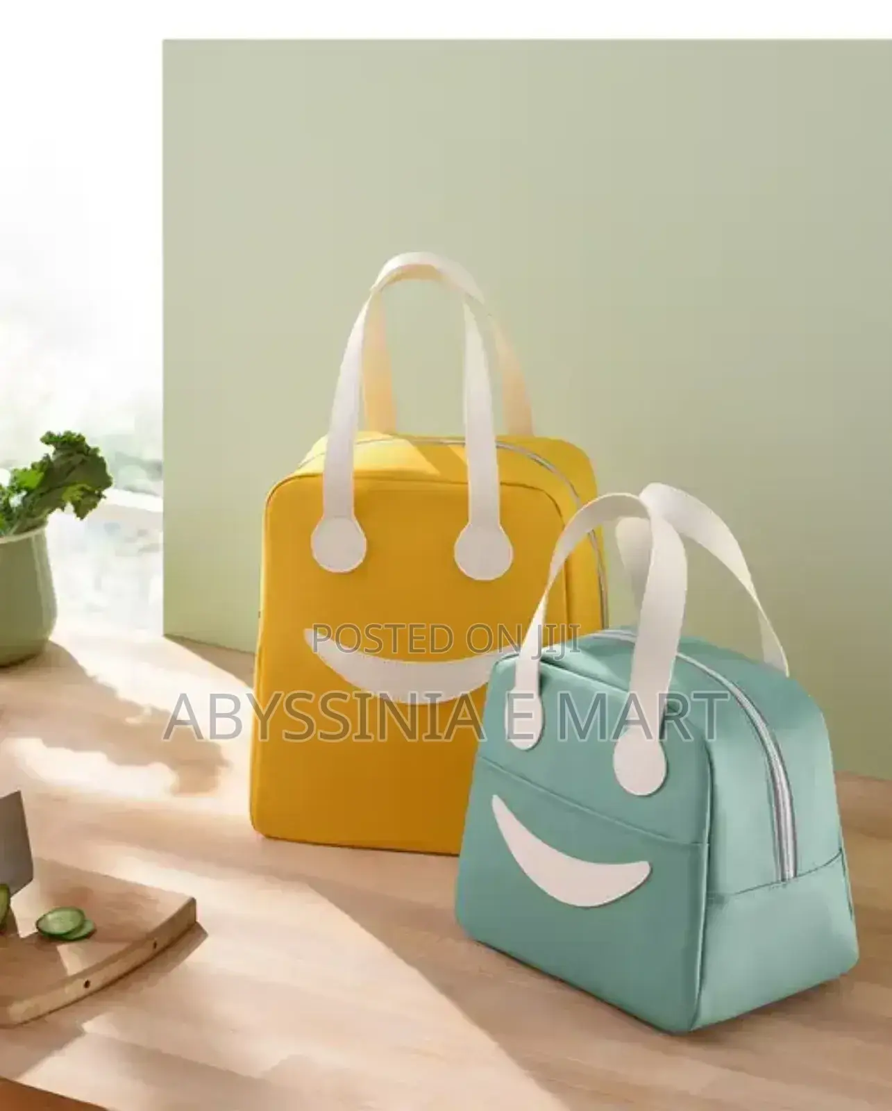 Smiley Face Lunch Box Bag