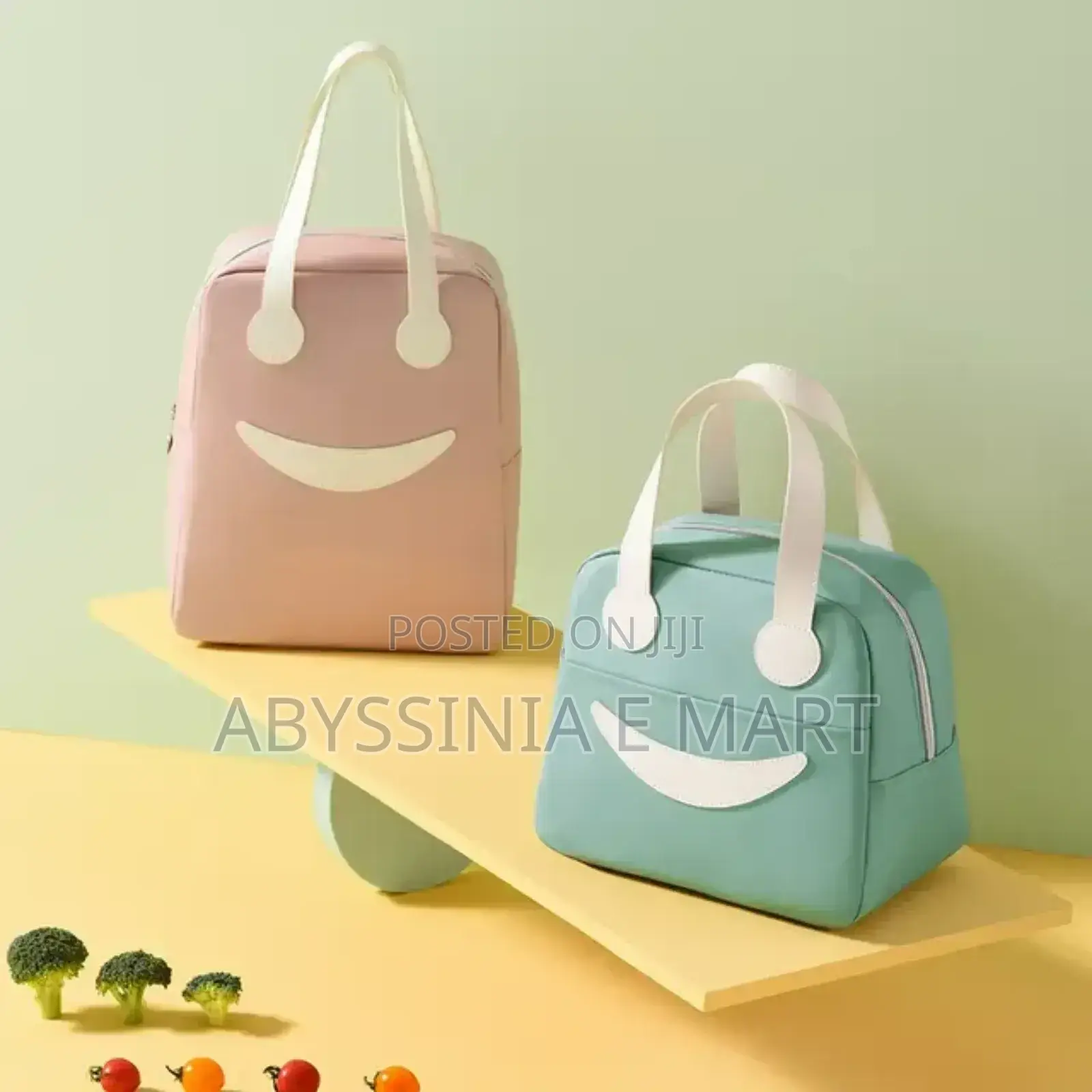 Smiley Face Lunch Box Bag