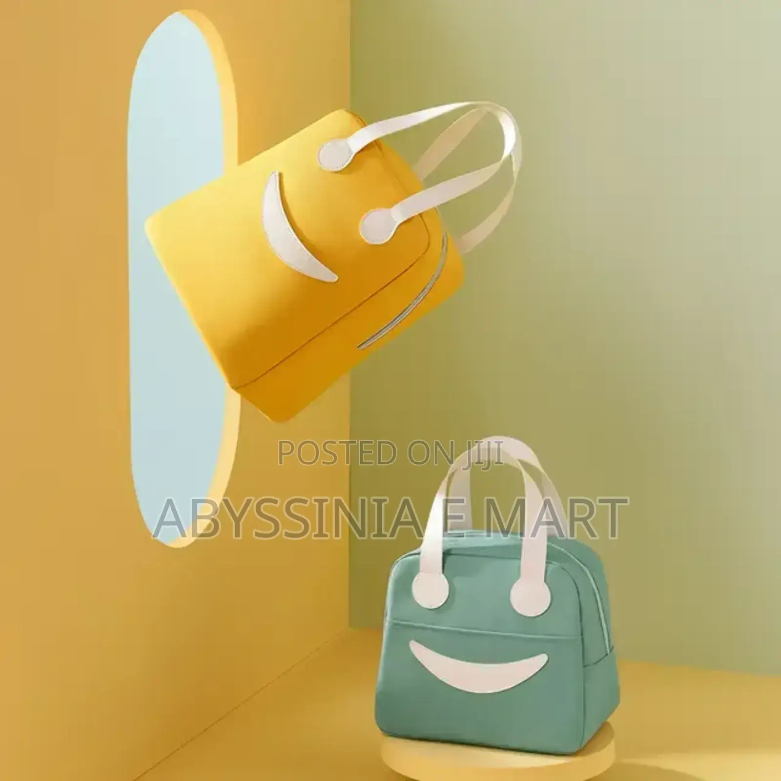 Smiley Face Lunch Box Bag