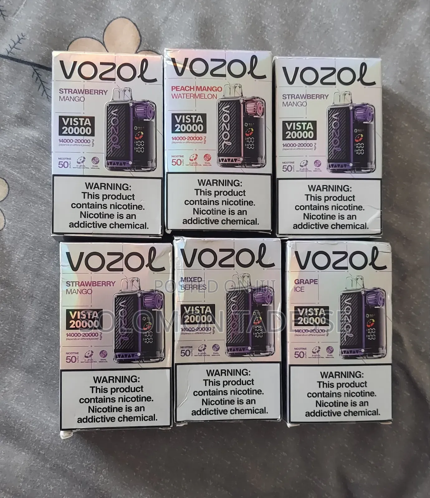 Vozol 20000 Puff Strowbery Flover