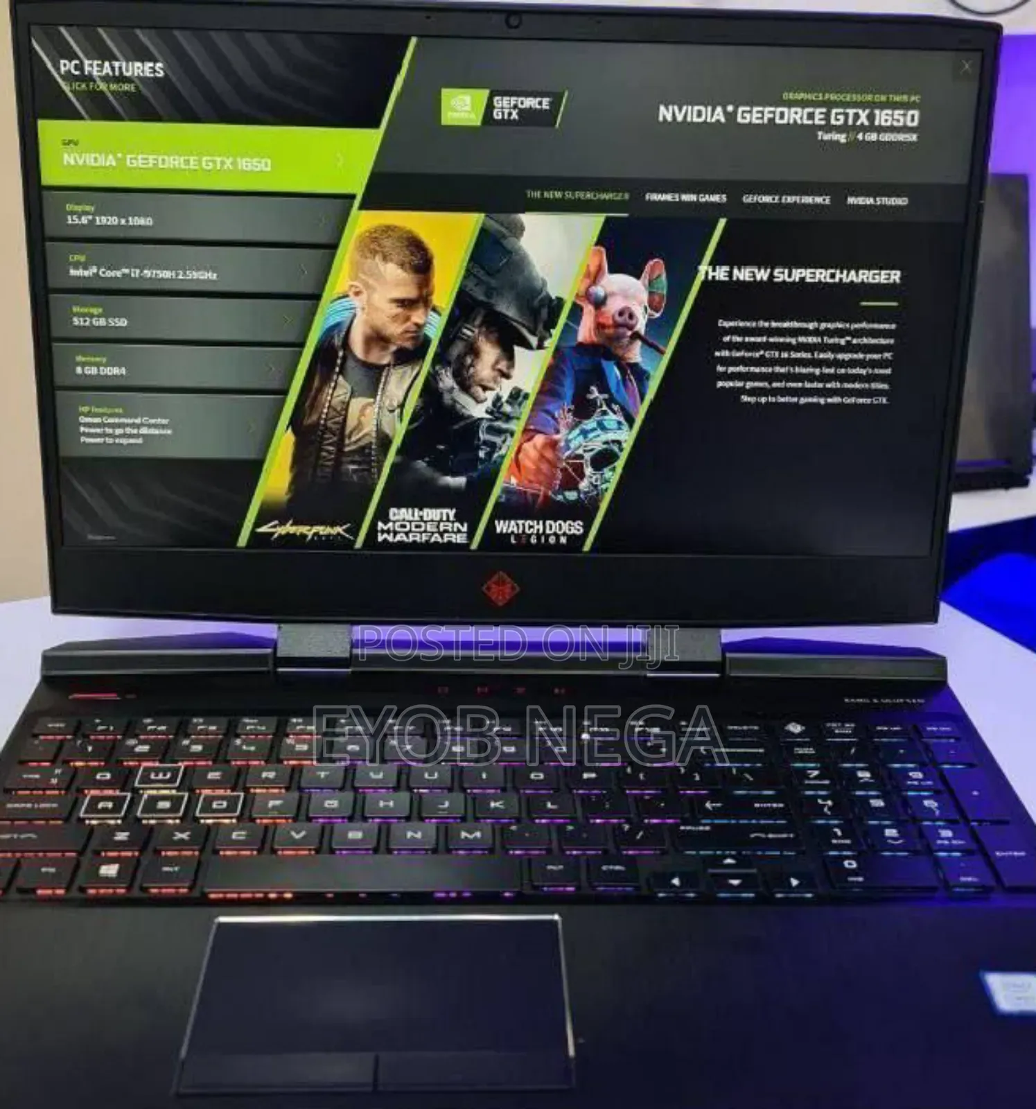 New Laptop HP Omen X 16GB Intel Core I5 SSD 512GB